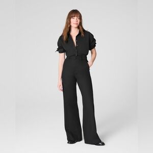 SPANX Women's Black Wide Leg Pants